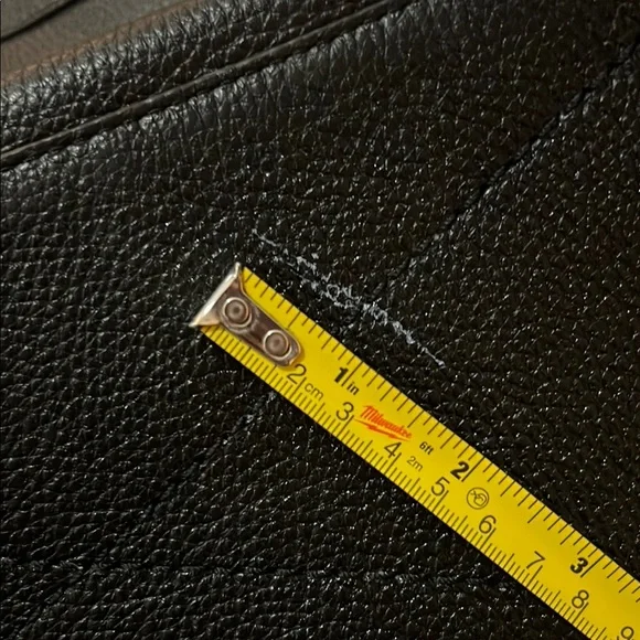 Coach Black Leather Tote with Sturdy Handles - Picture 8 of 8